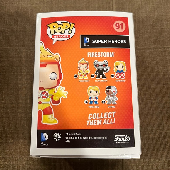 NWT Firestorm #91: DC Super Heroes Funko POP! Vaulted & Rare - Picture 5 of 7